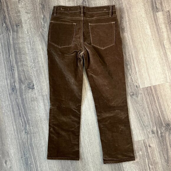 Frame Le High Straight in Warm Tan Corduroy Sz 27 - Picture 11 of 13